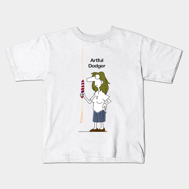 Bell Ringing Artful Dodger Kids T-Shirt by Grandsire